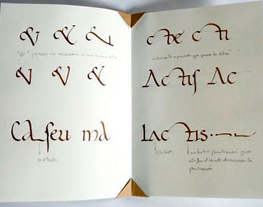 Monica Dengo calligraphy