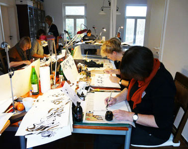 Monica Dengo calligraphy